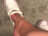 Foot fetish Close up feet and toes tease