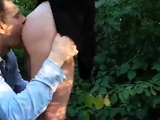 Naked Russian Amateur Flashes in Public Park