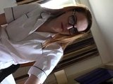 Amateur blonde babe masturbates on cam