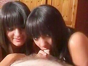 Hot Vintage Brunettes Fake Twins