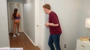My Stepsisters Hot Friend Selina Bentz Plays With Her Wet Pussy Before Taking Dick From Friends Stepbrother
