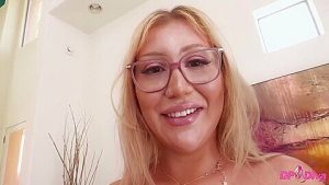 Sloppy First Dp For Sweet Looking Blonde Veronica Cruz