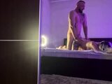 Blonde Babe Films Hardcore Sex with Big-Cock Stud