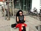 Busty brunette solo masturbation