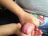 Dogging handjob med min svenska hustru