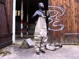 gentle fetish anal actions with latex and bdsm