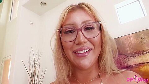 Sloppy First Dp For Sweet Looking Blonde Veronica Cruz