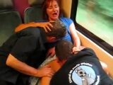 Threesome on a German Train