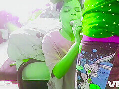 Realtoons She Hulk Give Big Dick Blow Job – Car Toon
