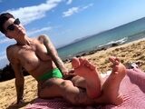 This brunette chick with nice big boobs and a pretty face is