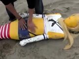 Big boobs amateur hottie sex outdoor in public