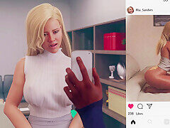 Cheating in the Office – Wife Cheats with Boss While Her Loser Husband Waits at Home