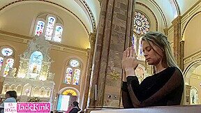 Pervert church priest fucking married girl who came to confess