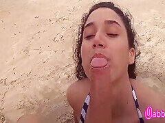 The Young Girl Gave Me Her Tight Pussy On The Beach