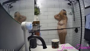 Found All My Dad’s Hidden Cam Recordings of My Mom Mrs. Joanne Tanner the Real Public Schoolteacher in the Shower