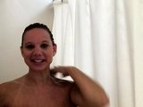 Big boobs milf masturbates with her dildo