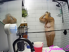 Found All My Dad’s Hidden Cam Recordings of My Mom Mrs. Joanne Tanner the Real Public Schoolteacher in the Shower