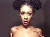 Sexy hottie Anetta Keys enjoys a solo toy masturbation
