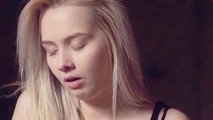 Cute Teen 18+ Masturbates With Teat Clamps And A Large Glass Sex Tool