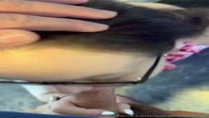 Mature brunette amateur giving a great POV blowjob