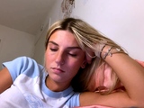 Blonde teen Sierras first erotic masturbation video