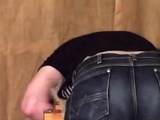 Daddy Spanks His Boy in Tight Jeans