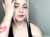 Blonde Teen Solo Masturbating On Webcam