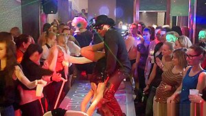 European party teens 18+ have an orgy in the club