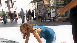 Spanish Slut Public Disgraced Banged