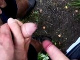 Wanking in the Woods: Old and Young Handjob Adventure