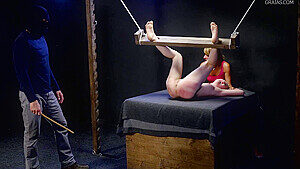 3 Blondes Whipped And Caned