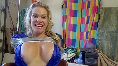 Allura Skye Bondage Cock Tease Tutor Bound Gagged And Grop