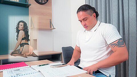 Caught A student 18+ Jerking Off To Her Photos