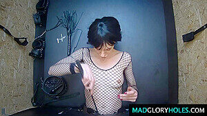 Horny Girl Enjoys Pussy Spanking And Torturing