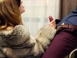 Romantic Tease in Fur for BDSM Blowjob