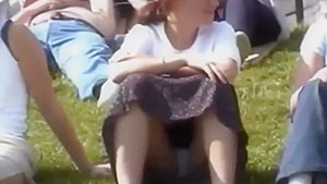 Sitting upskirt compilation