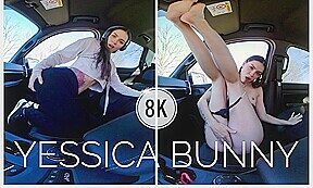 Yessica Pussy Masturbation In The Car